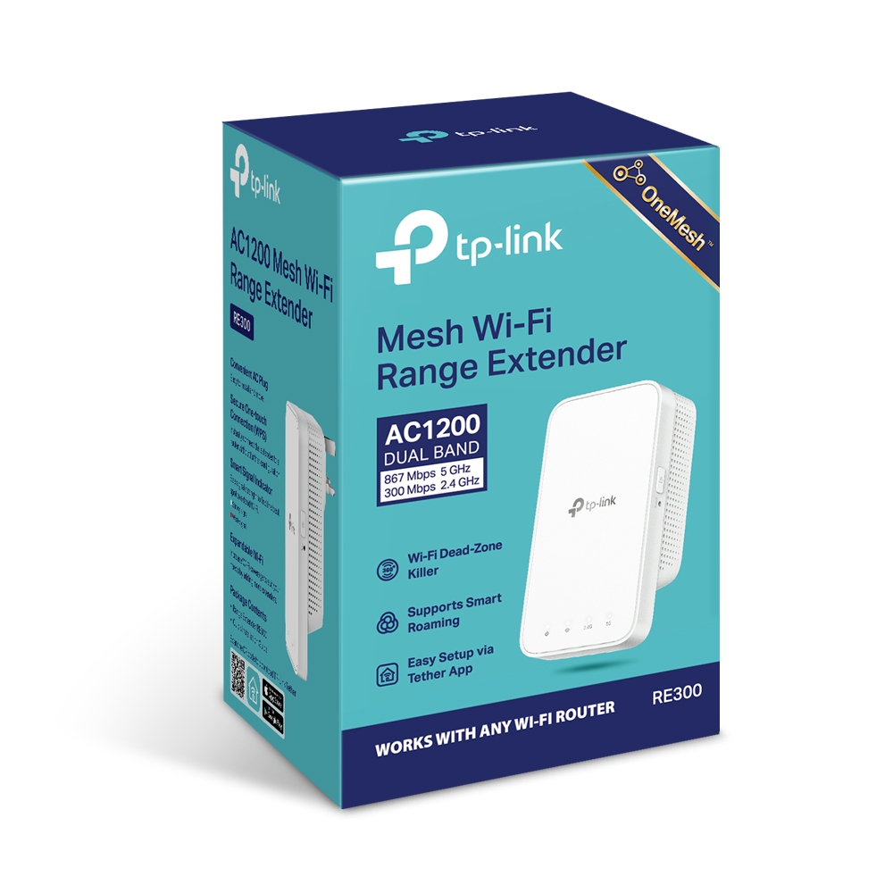 TP-Link AC1200 Mesh Wi-Fi Range Extender