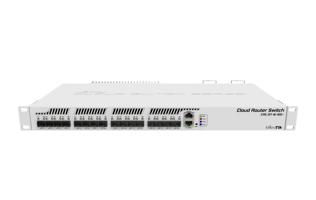 Mikrotik 1-port GigE + 16 x SFP+ Cloud Router Switch