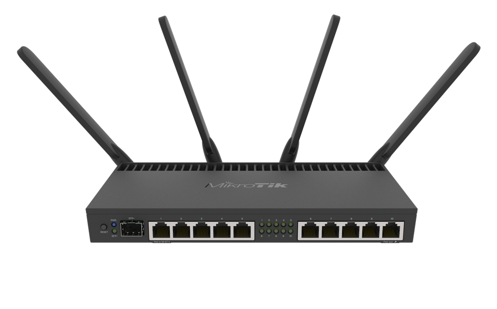 Mikrotik RB4011iGS+5HacQ2HnD-IN 10-Port Gigabit with 1SFP+ WiFi Router