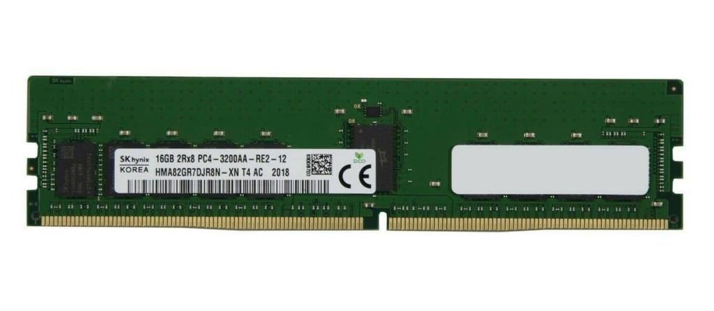 SK Hynix 1x 16GB DDR4-3200 RDIMM PC4-25600R Dual Rank x8 Module