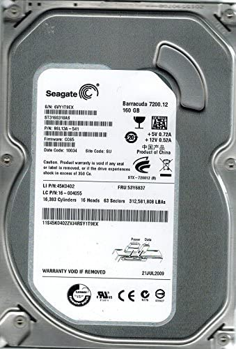 Seagate Barracuda 250GB 7200RPM SATA 3Gbps 8MB Cache 3.5-inch Internal HDD