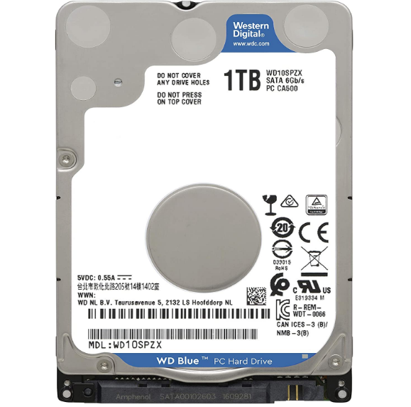 WD Blue PC Mobile Hard Drive 1TB