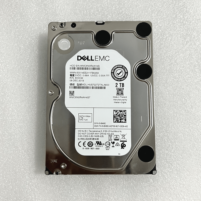 DELL 2TB 7.2K SATA 3.5" 6Gb/s