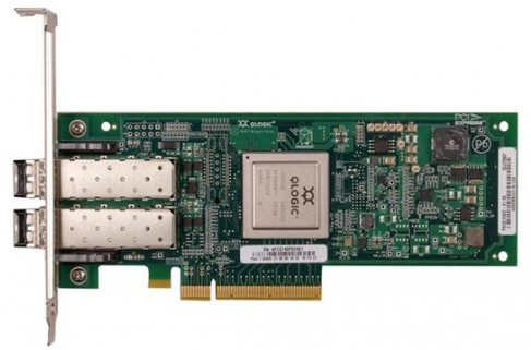 Emulex LPe11002-E Dual Port 4Gb Fibre Channel x4 PCIe HBA Adapter