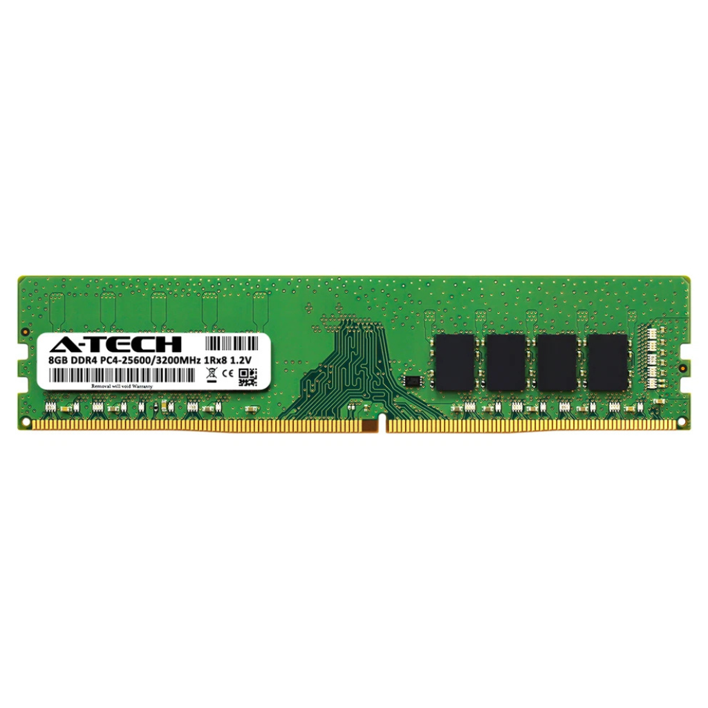 Dell 8GB Memory Module - DDR4 SDRAM - 3200 MHz - UDIMM - 1RX8 - SNPV0M5RC/8G
