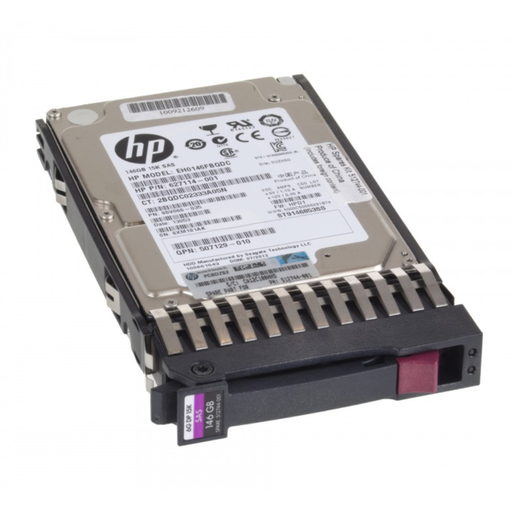 HP 146GB 2.5" SFF 6G Dual Port SAS 10K RPM Hot Plug Hard Drive