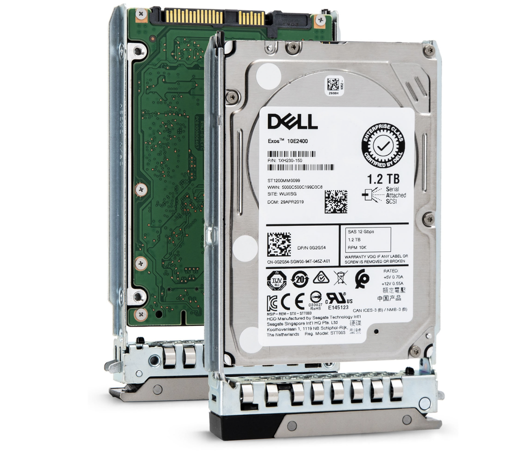 1.2TB 10K RPM SAS 12Gbps 512n 2.5in Hot-plug Hard Drive, New