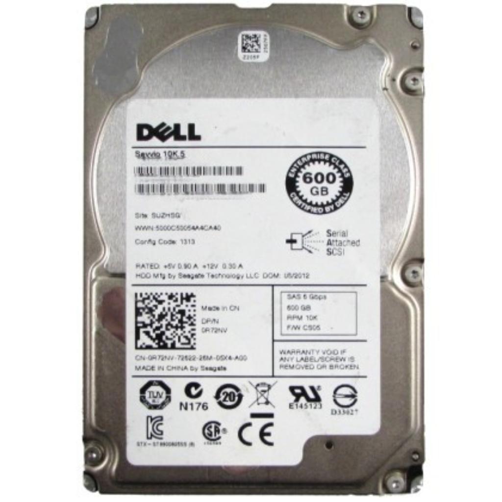(TRCN6) Dell 600GB SAS 6 Gb/s 	2.5 inches 15k RPM HDD