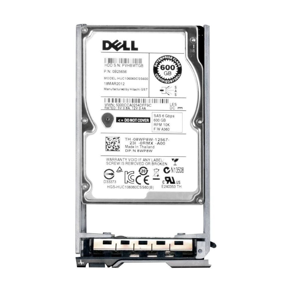 Dell 600GB SAS 12 Gb/s 10K 2.5 inches 10000RPM HDD