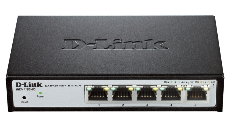 D-Link 5-Port Gigabit Smart Managed Switch