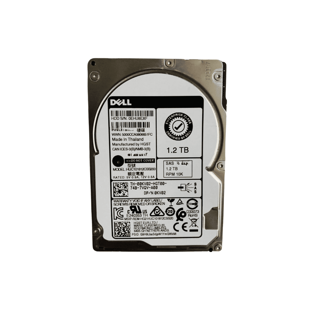 (400-ANYZ) Dell 1.2TB SAS 12 Gb/s 2.5 inches 10000RPM HDD