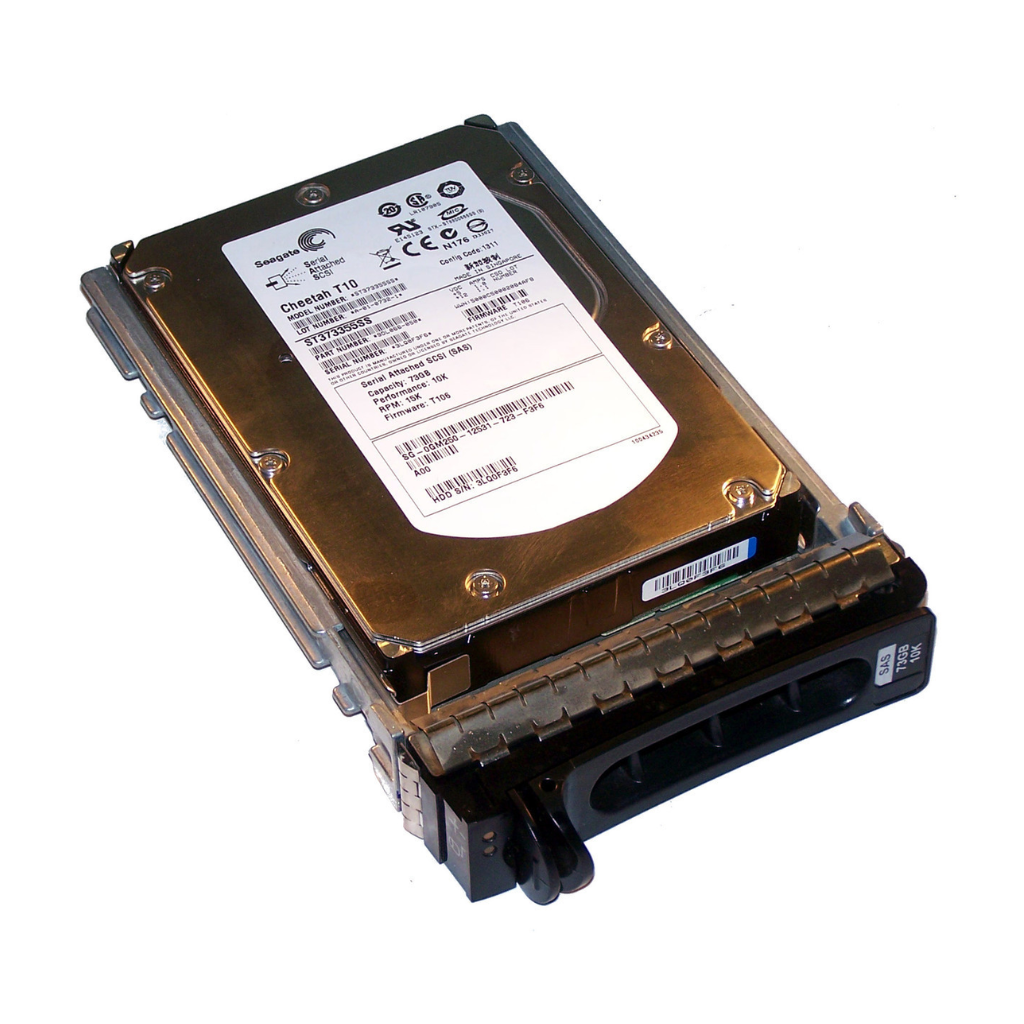 (GM250) Dell 73GB SAS 3 Gb/s 	3.5 inches 10000RPM Server Harddisk