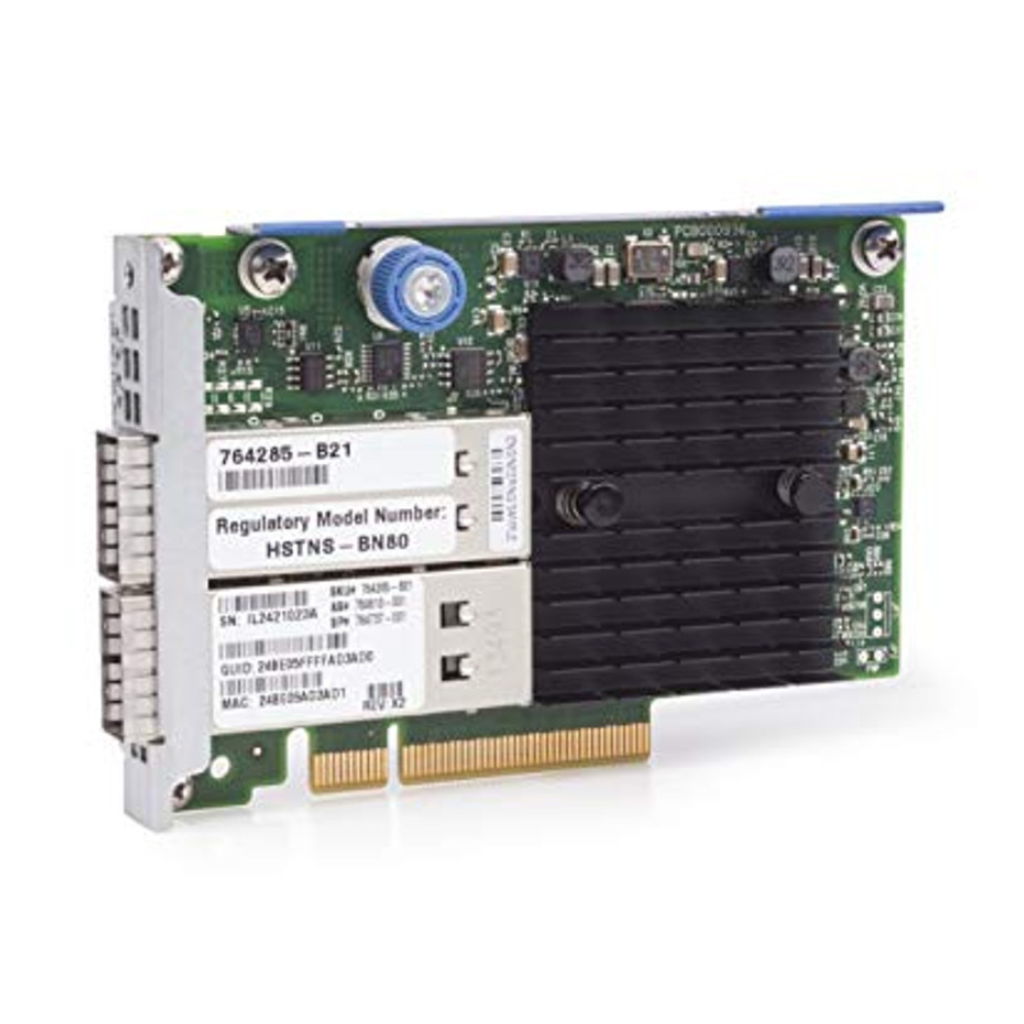HPE 764285-B21 10Gb/40Gb Dual-port 544+FLR-QSFP