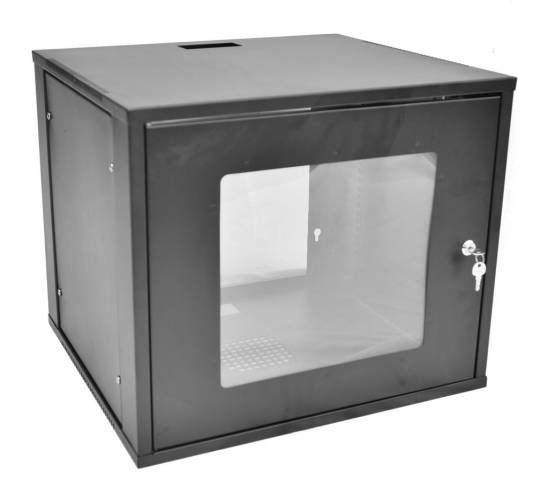 CentRacks Classy 9U (46cm x 54cm x 60cm) Perspex Wall Mount Server Rack