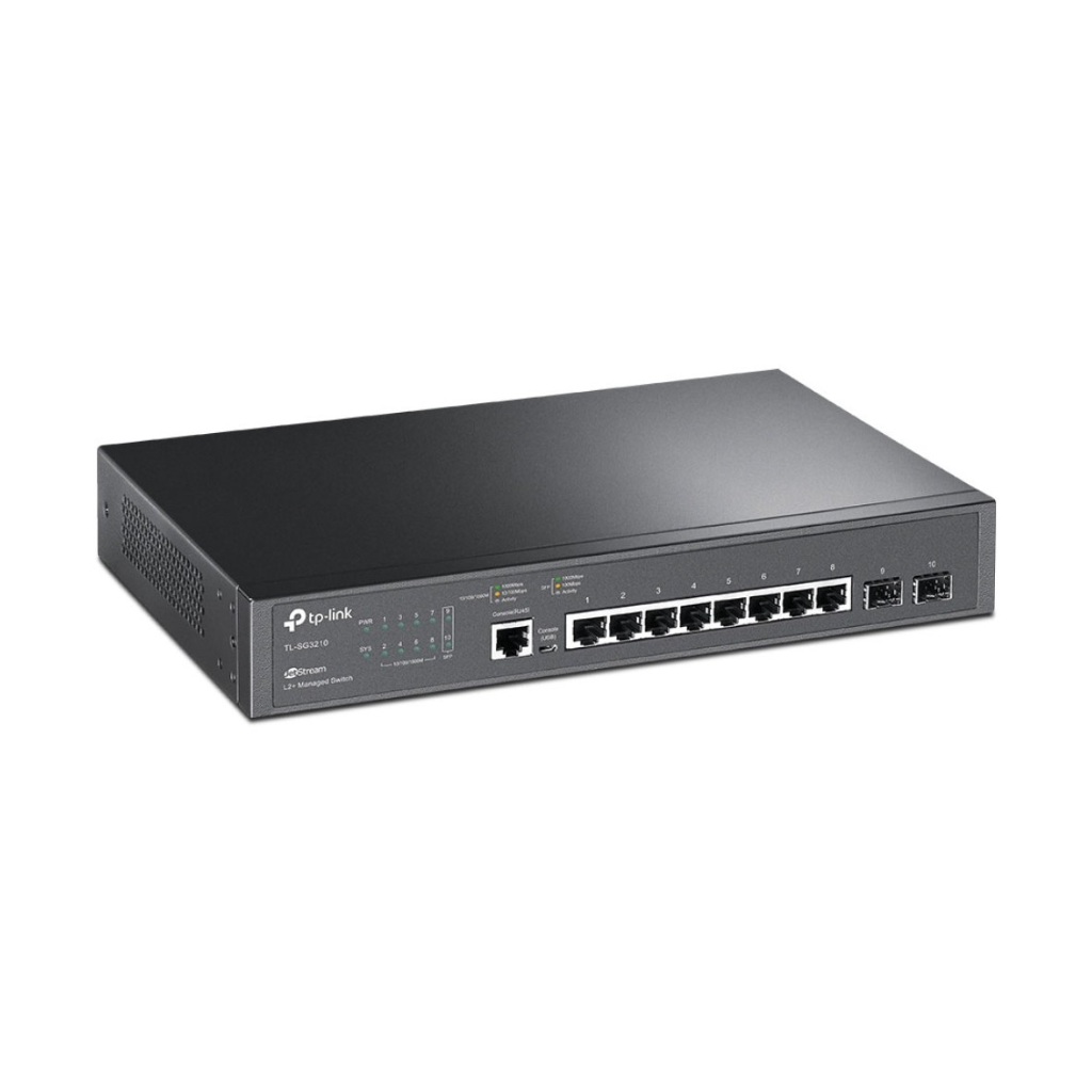 TP-Link JetStream™ 8-Port Gigabit L2+ Managed Switch with 2 SFP Slots