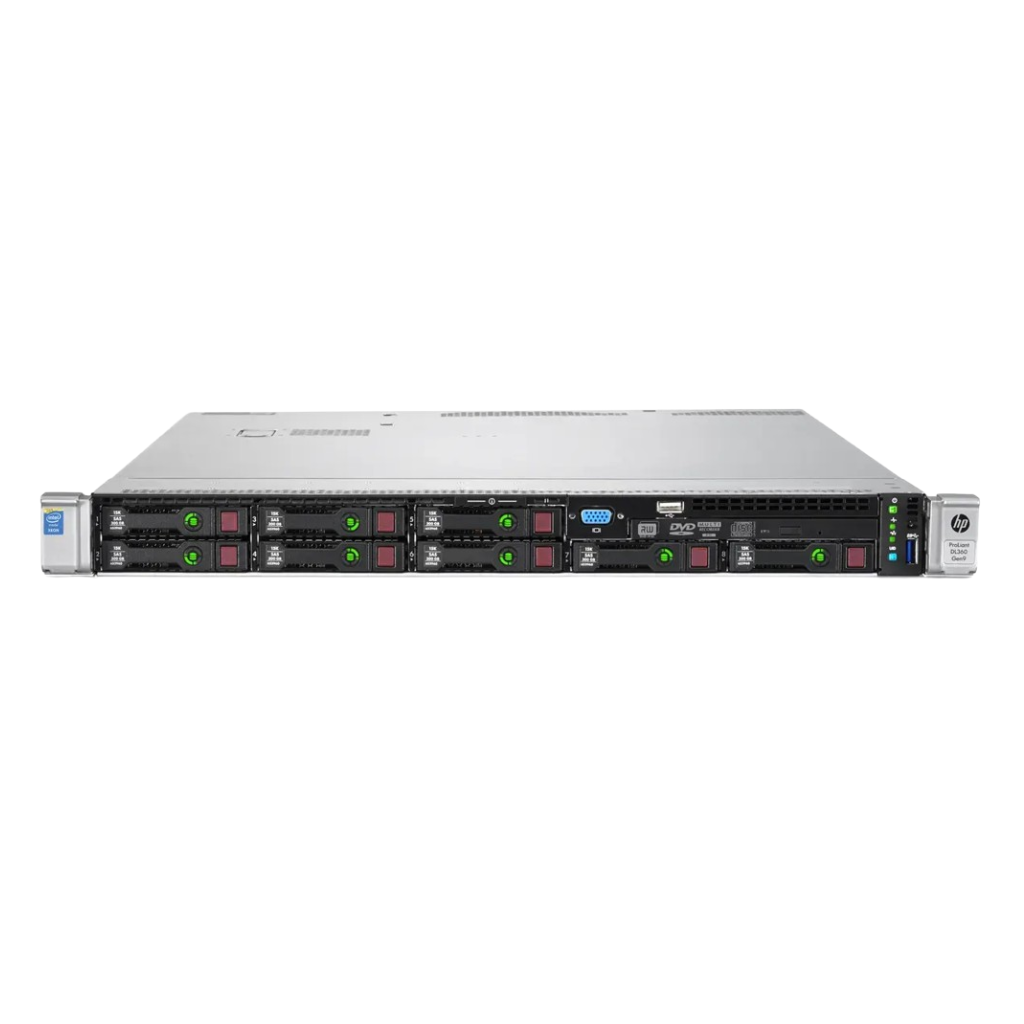 (Refurbished) HPE ProLiant DL360 Gen9 Server (2xE52630v4.32GB.3x480GB)