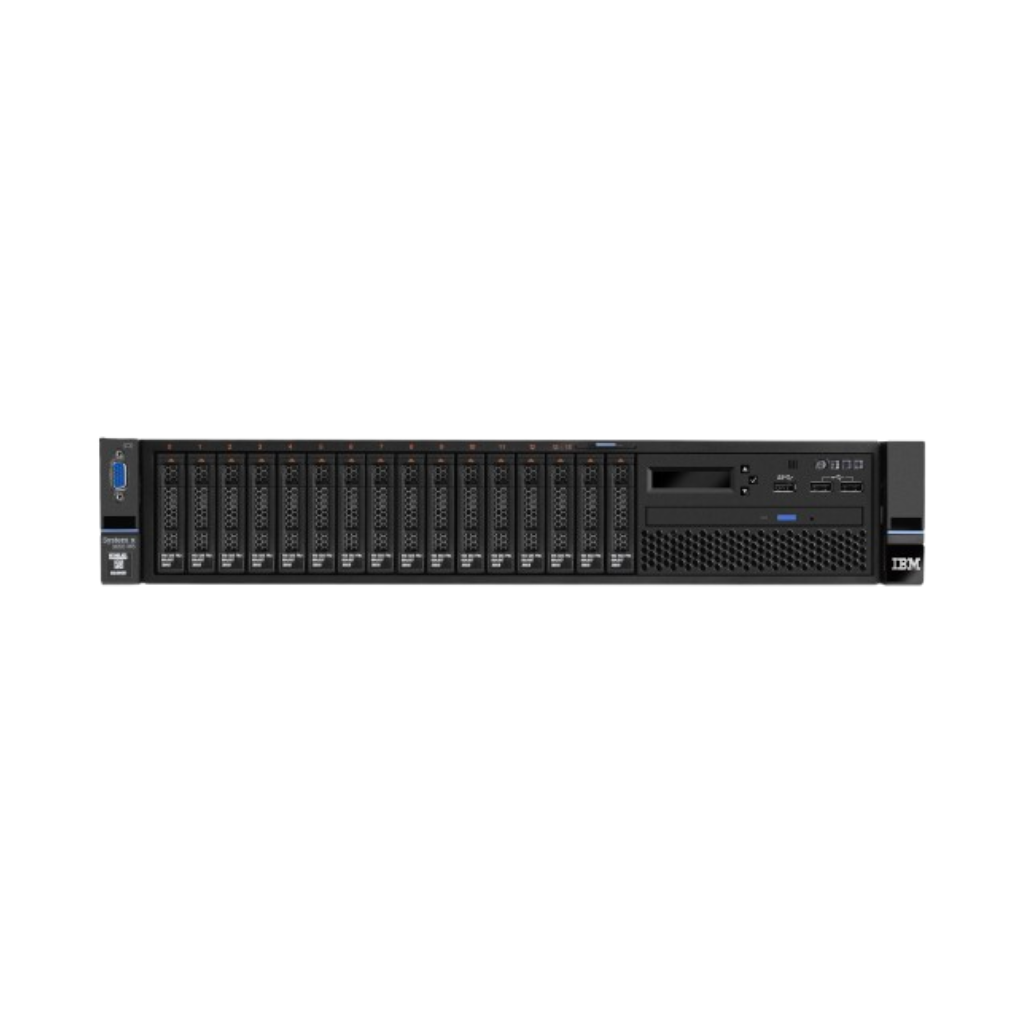IBM System x3650 M5 2U Rack Server (2xE52670v3.64GB.5x480GB)