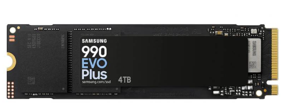 Samsung 990 EVO Plus NVMe M.2 SSD 4TB Black