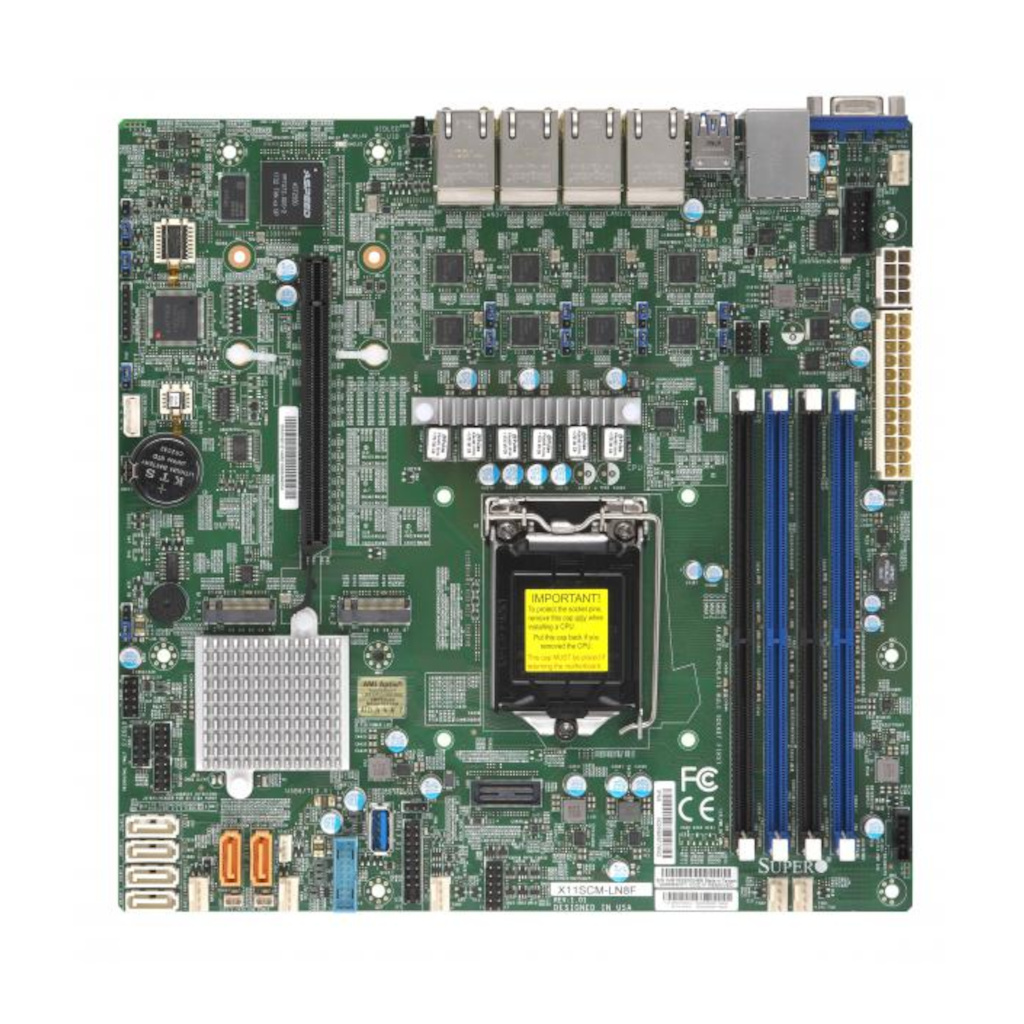 Supermicro MBD-X11SCM-LN8F-O Micro ATX Server Motherboard