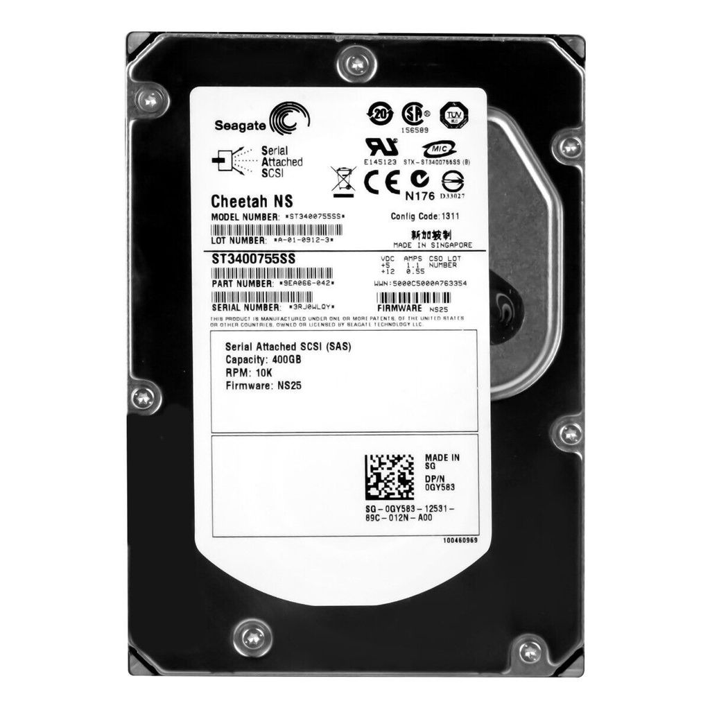 Dell 400-GB 10K 3.5 3G SAS