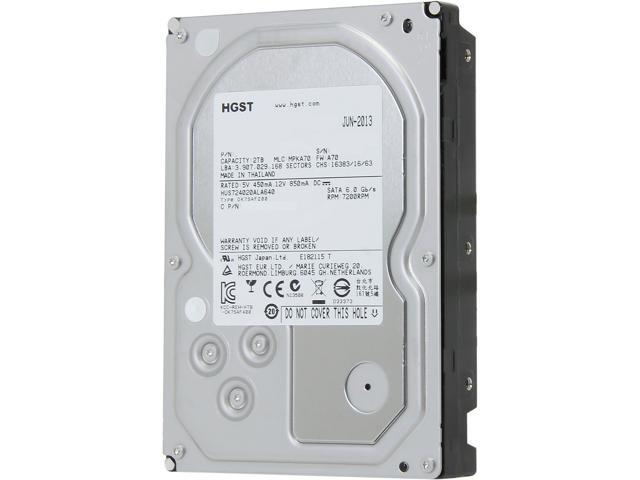 HGST 2TB 7200 RPM 64MB Cache SATA 6.0Gb/s 3.5" Enterprise Hard Drive Bare Drive