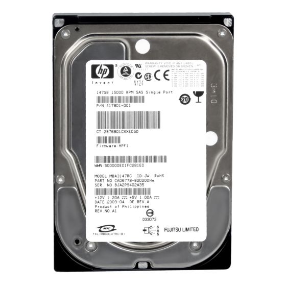 HP Invent 146GB 15K SAS Hard Drive