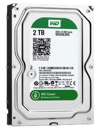 [WD20EZRX] WESTERN DIGITAL GREEN 2TB 64MB CACHE SATA 6.0GB/S 3.5" INTERNAL HARD DRIVE DISK