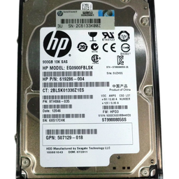 [619286-004] HP 900GB 6G 10K 2.5 SFF DP SAS HDD with caddy